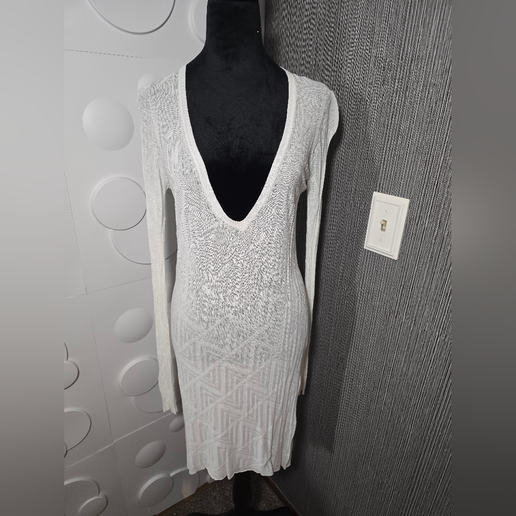 White Light Maxi Sweater